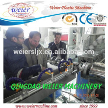 Double extruder machine for PVC fiber reinforced hose making